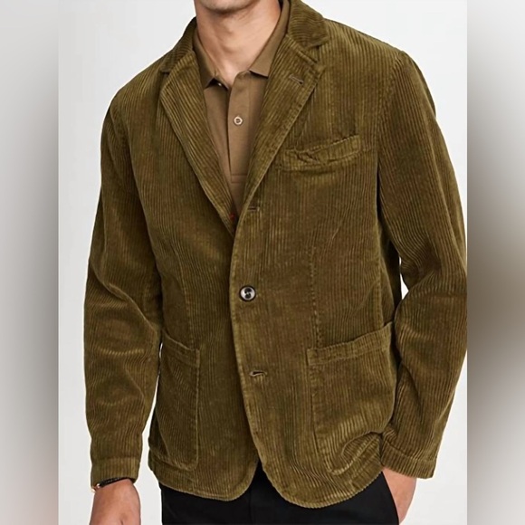 Alex Mill Other - Alex Mill Corduroy Blazer Jacket - Large - Olive / Mustard - Cotton Workwear